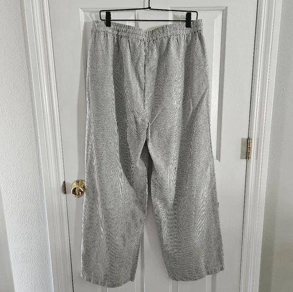 NWT J.Crew Factory Wide Leg Linen Pants - Picture 2 of 9
